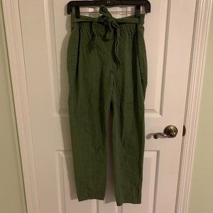 ASOS Forest Green pants with tie
